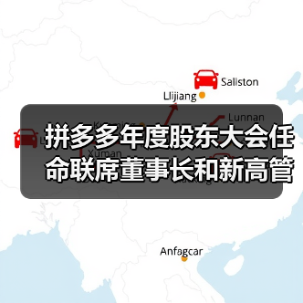 拼多多年度股东大会任命联席董事长和新高管 拼多多年度股东大会任命联席董事长和新高管