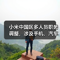 小米中国区多人员职务调整，涉及手机、汽车、大家电业务