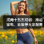 河南十五五规划：推动家电、家装等大宗耐用消费品绿色化智能化升级