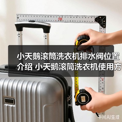 小天鹅滚筒洗衣机排水阀位置介绍 小天鹅滚筒洗衣机使用方法【详解】（图1）
