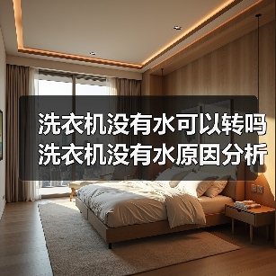 洗衣机没有水可以转吗 洗衣机没有水原因分析【详解】（图1）