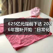 625亿元提前下达 2026年国补开始“日常化运行”(图2) 625亿元提前下达 2026年国补开始“日常化运行”(图2)