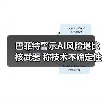 巴菲特警示AI风险堪比核武器 称技术不确定性极具危险性(图1) 巴菲特警示AI风险堪比核武器 称技术不确定性极具危险性(图1)