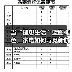 当“理想生活”蓝图褪色,家电如何寻觅新航道?(图1) 当“理想生活”蓝图褪色,家电如何寻觅新航道?(图1)