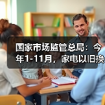 国家市场监管总局:今年1-11月,家电以旧换新超1.28亿台(图1) 国家市场监管总局:今年1-11月,家电以旧换新超1.28亿台(图1)