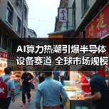 AI算力热潮引爆半导体设备赛道 全球市场规模持续攀升(图1) AI算力热潮引爆半导体设备赛道 全球市场规模持续攀升(图1)