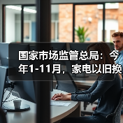 国家市场监管总局:今年1-11月,家电以旧换新超1.28亿台(图2) 国家市场监管总局:今年1-11月,家电以旧换新超1.28亿台(图2)