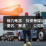 格力电器:投资者提议更名“智造”,公司拟评估(图4) 格力电器:投资者提议更名“智造”,公司拟评估(图4)