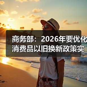 商务部:2026年要优化消费品以旧换新政策实施(图3) 商务部:2026年要优化消费品以旧换新政策实施(图3)